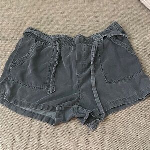 Time and Tru Charcoal Drawstring Athletic Shorts